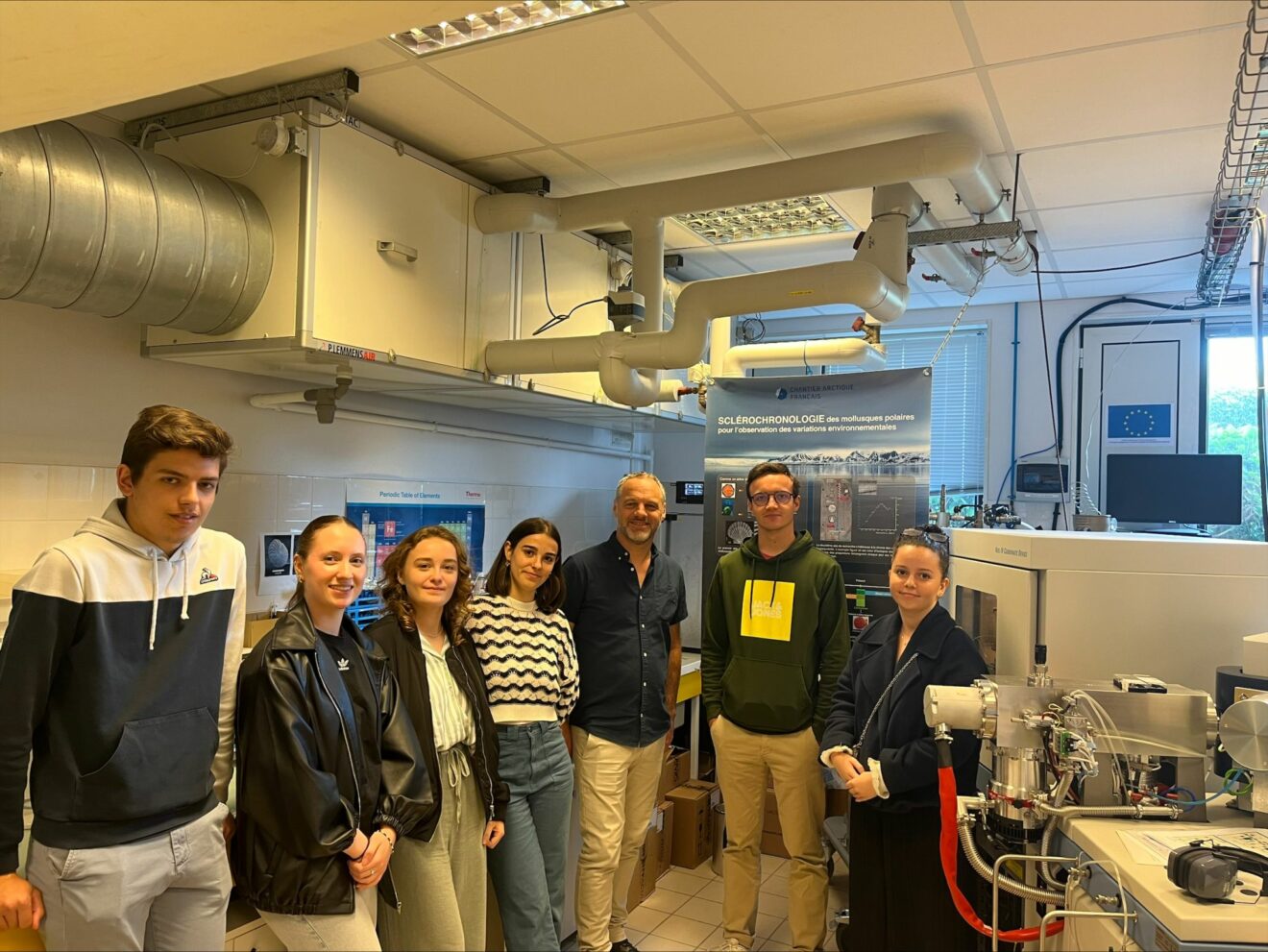 Visite Plateforme Isotopes Stables de l’IUEM par les étudiants de l'ISEN Ouest
