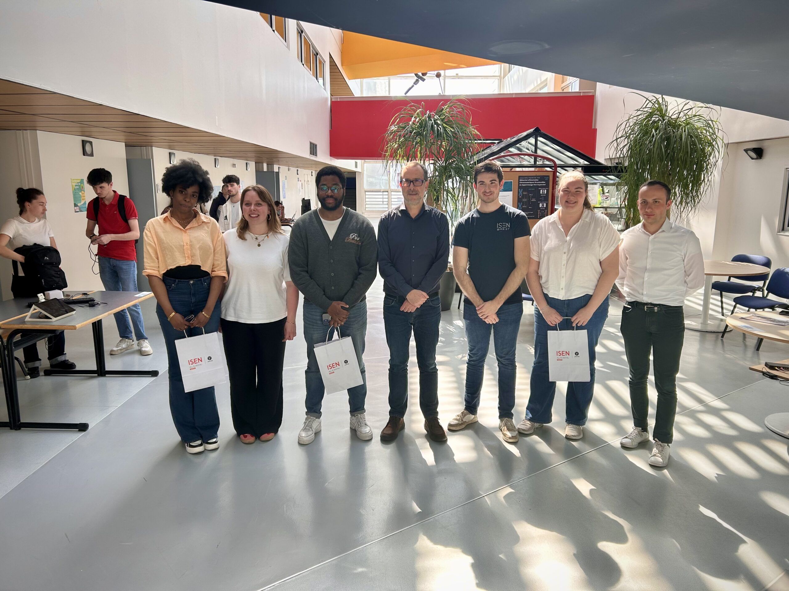 Forum des projets M1 Brest, groupes lauréats